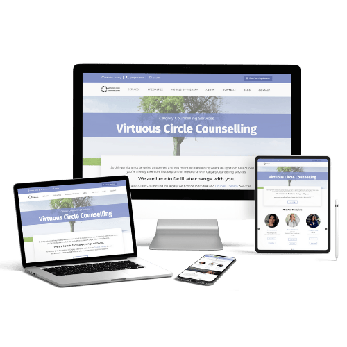 Virtuous Circle Counselling Website design