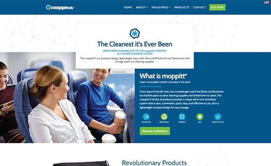 moppitt website design
